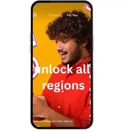 TikTok Mod APK for iOS unlocking all region restrictions, user engaging with content freely