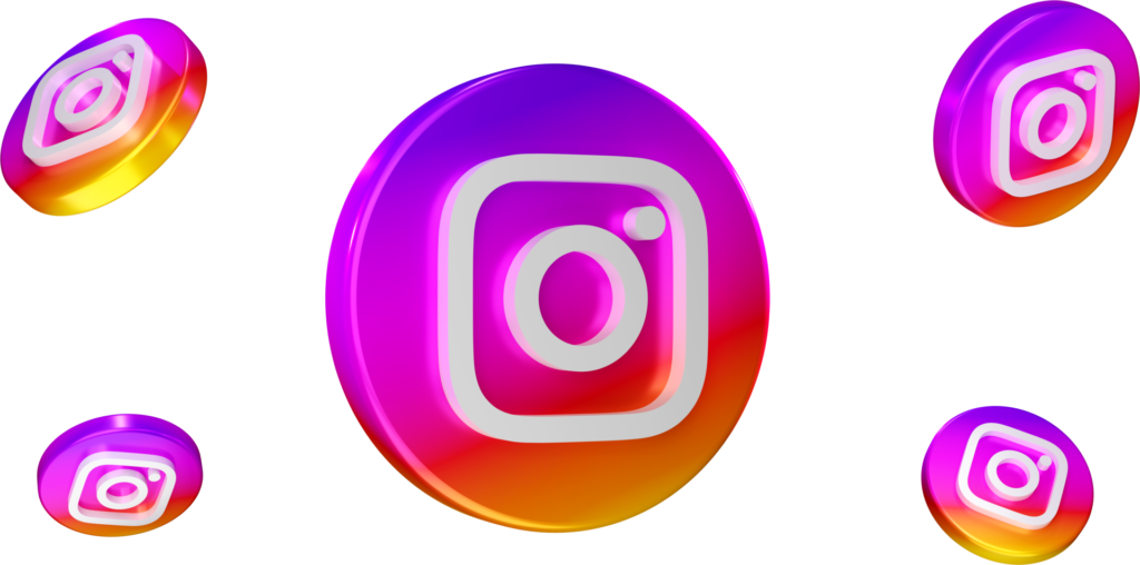 instagram 3d logo social media instagram icon free png